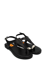 Gaia Shoes J41243-60 Sandali infradito con dettaglio metal
