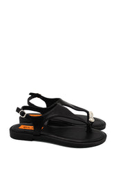 Gaia Shoes J41243-60 Sandali infradito con dettaglio metal