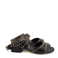 Gaia Shoes 261530 sandali in pelle con borchie