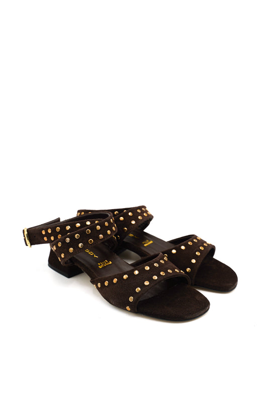 Gaia Shoes 261530 Sandali scamosciati con borchie