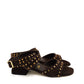 Gaia Shoes 261530 Sandali scamosciati con borchie