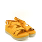 Gaia Shoes 261354 Sandali in pelle con zeppa