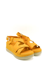 Gaia Shoes 261354 Sandali in pelle con zeppa