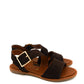 Gaia Shoes 240300 Sandali bassi scamosciati con fibbia