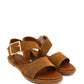 Gaia Shoes 240300 Sandali bassi scamosciati con fibbia