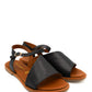 Gaia Shoes 220085 Sandali bassi con ampia fascia e cinturino regolabile