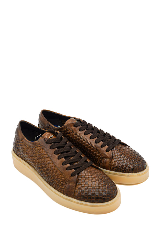 Alberto Guardiani GM61003A Lauro sneakers uomo con lavorazione intrecciata