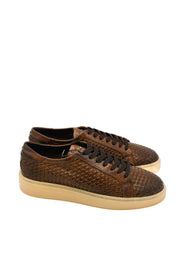 Alberto Guardiani GM61003A Lauro sneakers uomo con lavorazione intrecciata