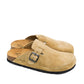 Gaia Shoes 890-009UFL Sabot uomo scamosciato con fibbia