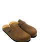 Gaia Shoes 890-009UFL Sabot uomo scamosciato con fibbia