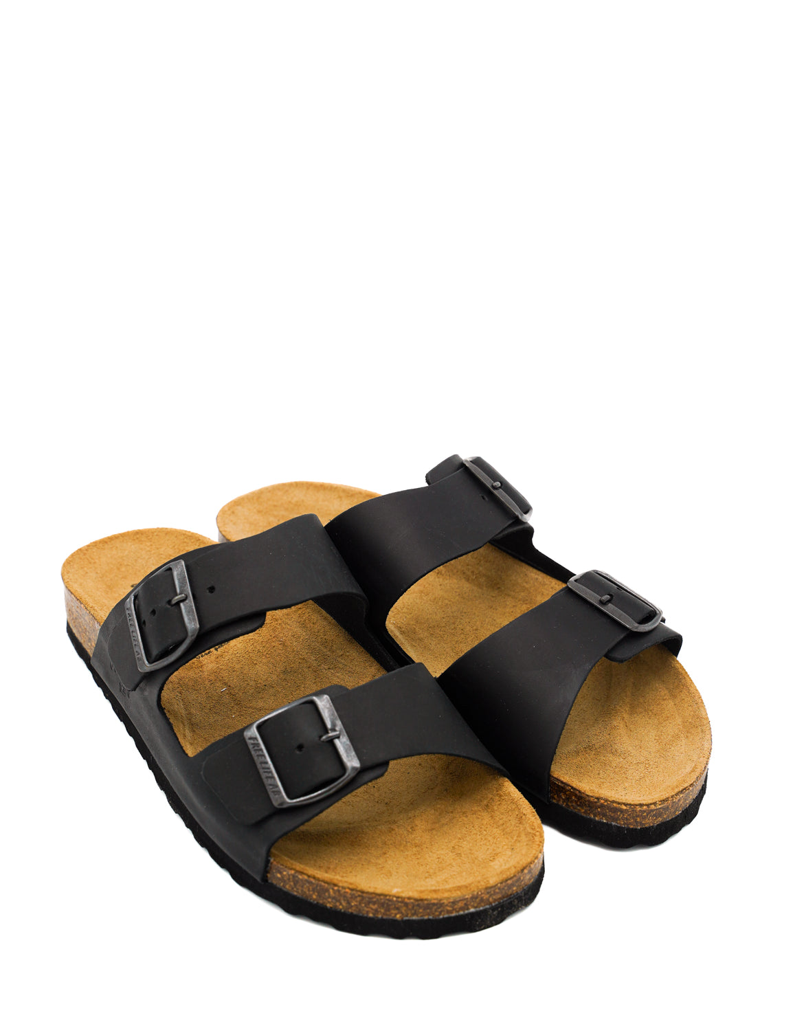Gaia Shoes 1758UFL Sandali uomo a due fasce con doppia fibbia regolabile