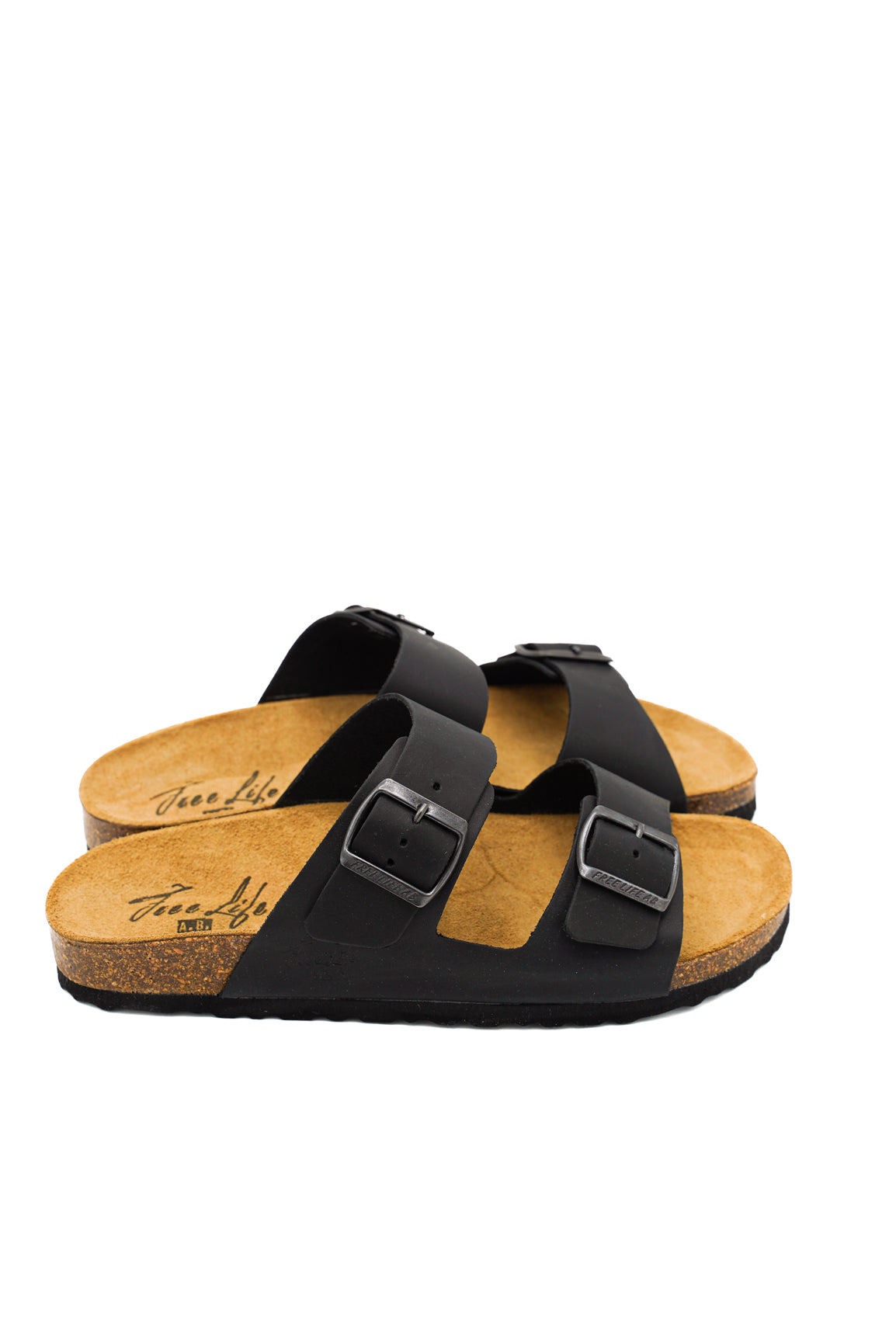 Gaia Shoes 1758UFL Sandali uomo a due fasce con doppia fibbia regolabile