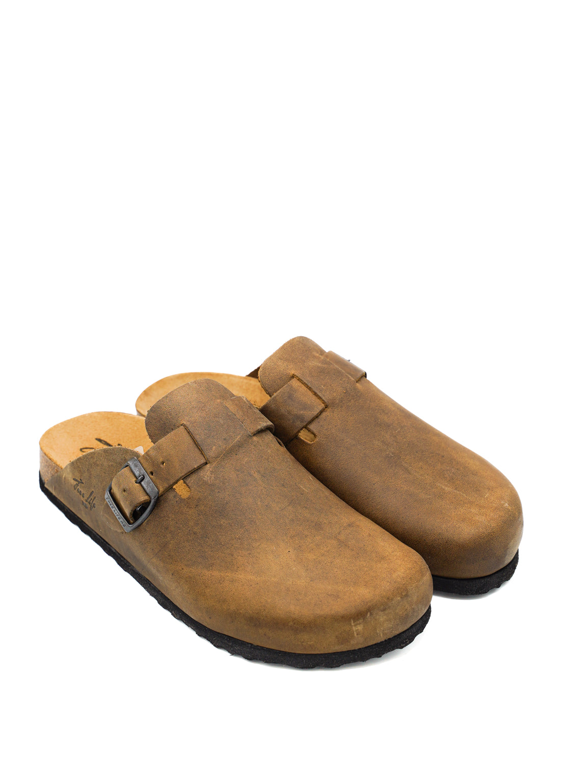 Gaia Shoes 890-009UFL Sabot uomo con fibbia