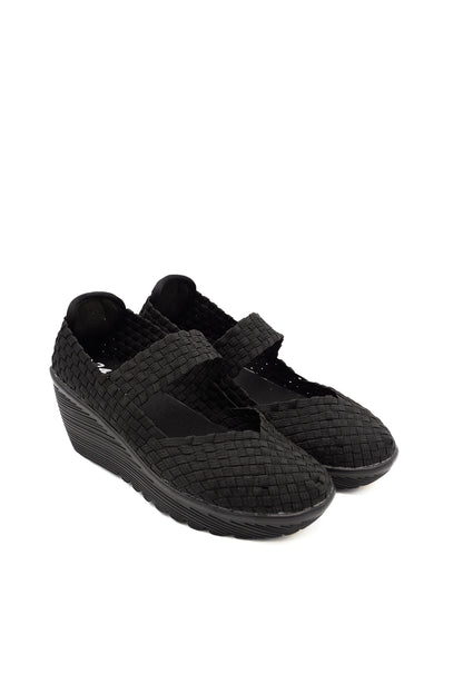 Gaia Shoes 469-6W Scarpe modello Mary Jane con tomaia intrecciata