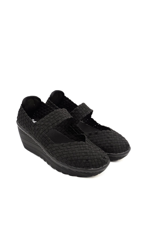 Gaia Shoes 469-6W Scarpe modello Mary Jane con tomaia intrecciata