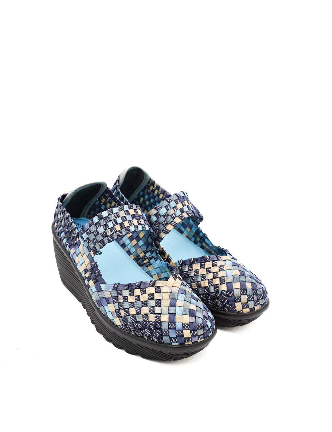 Gaia Shoes 469-6W Scarpe modello Mary Jane con tomaia intrecciata