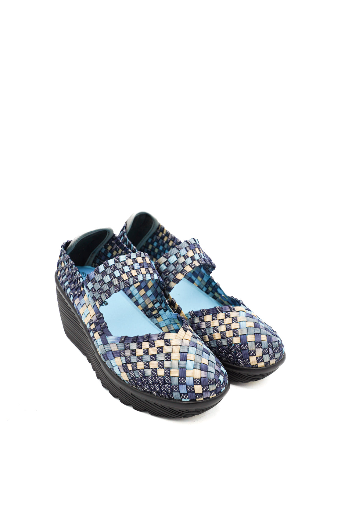 Gaia Shoes 469-6W Scarpe modello Mary Jane con tomaia intrecciata