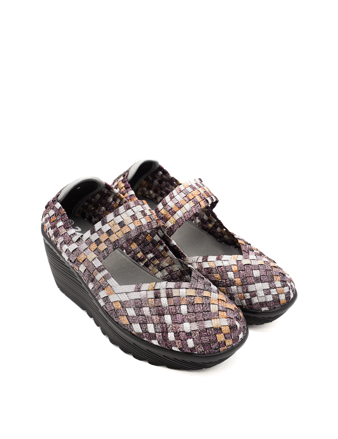 Gaia Shoes 469-6W Scarpe modello Mary Jane con tomaia intrecciata