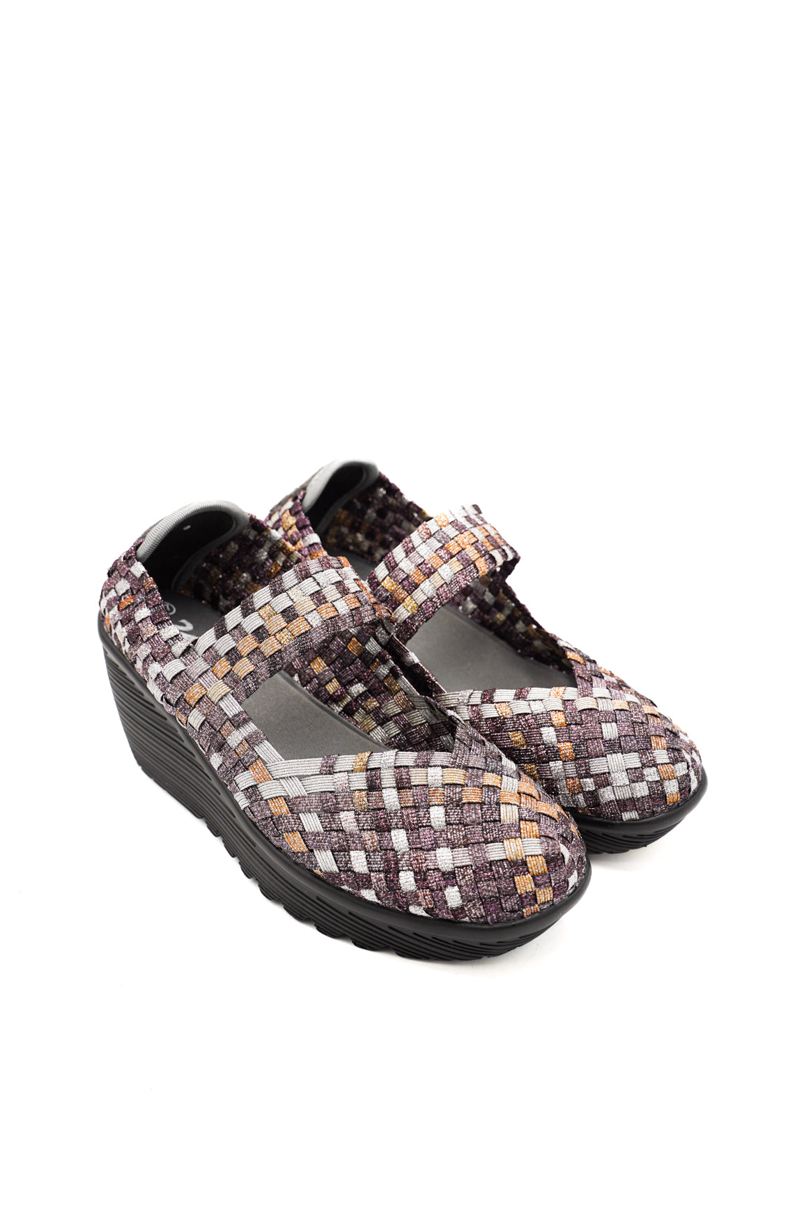 Gaia Shoes 469-6W Scarpe modello Mary Jane con tomaia intrecciata
