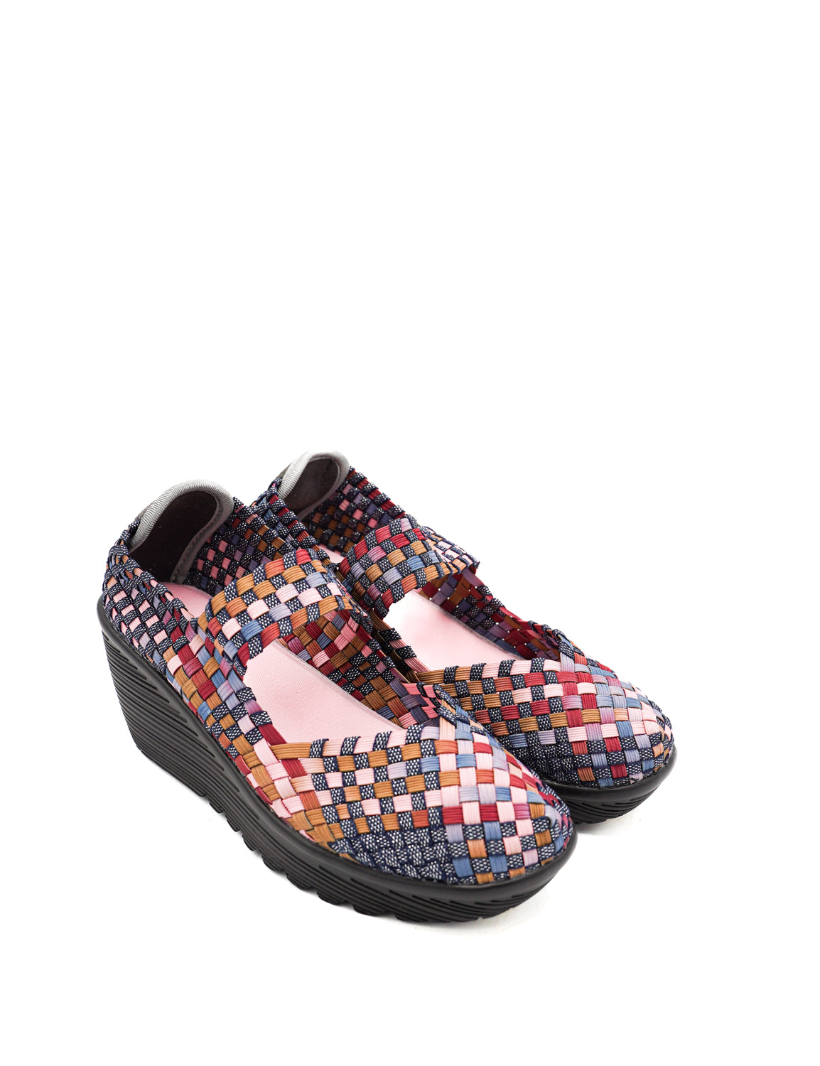 Gaia Shoes 469-6W Scarpe modello Mary Jane con tomaia intrecciata