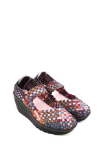 Gaia Shoes 469-6W Scarpe modello Mary Jane con tomaia intrecciata