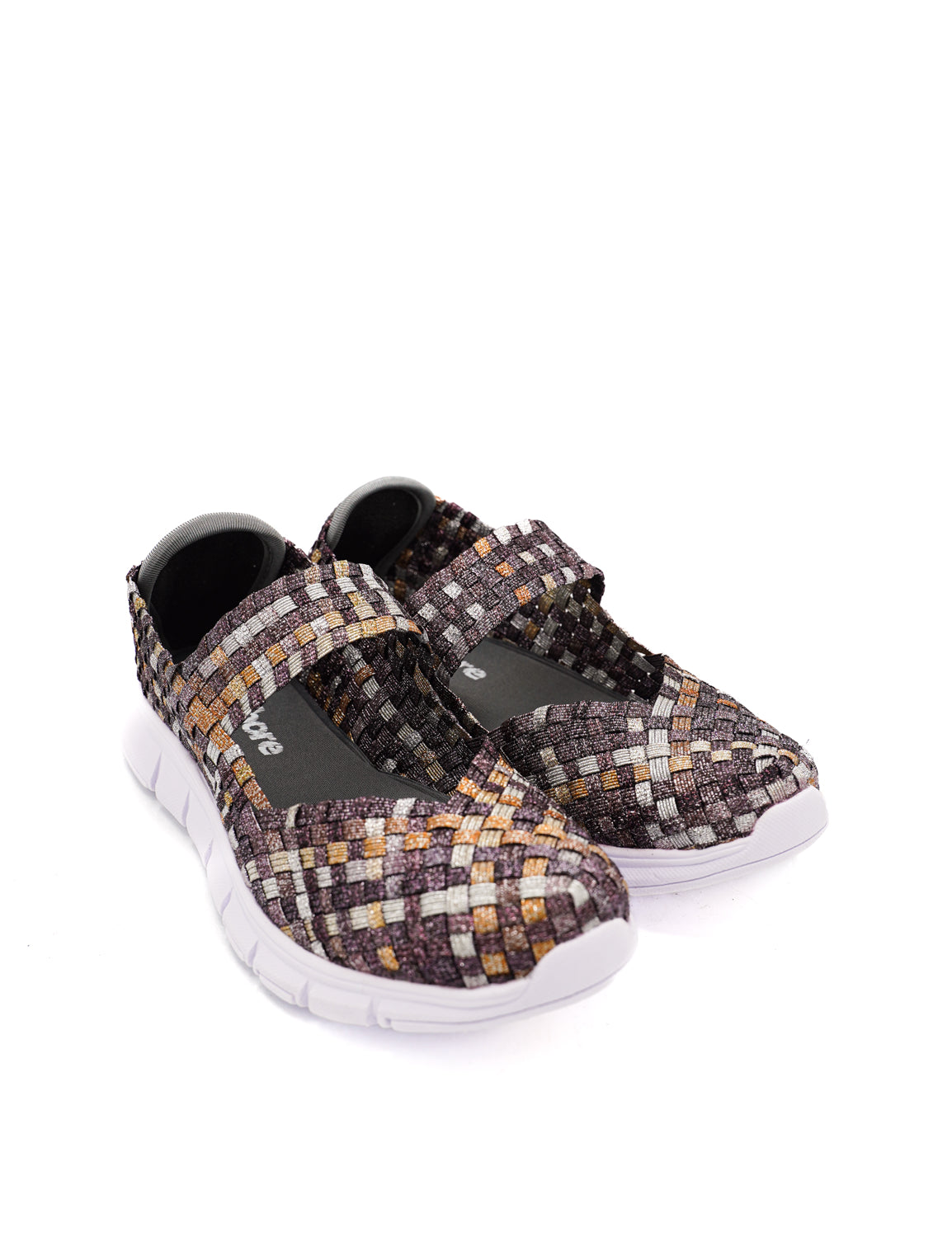 Gaia Shoes 469-6 Scarpe con tomaia intrecciata e passante elesticizzato