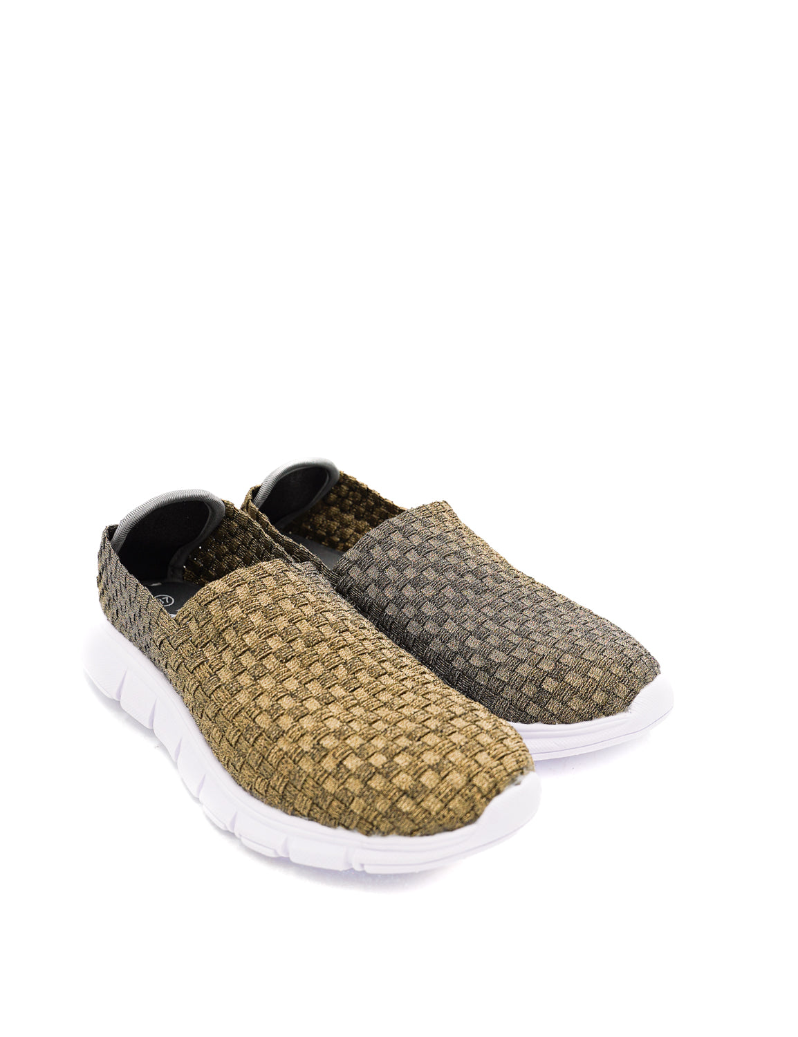 Gaia Shoes 469-2 Sneakers slip-on con tomaia intrecciata