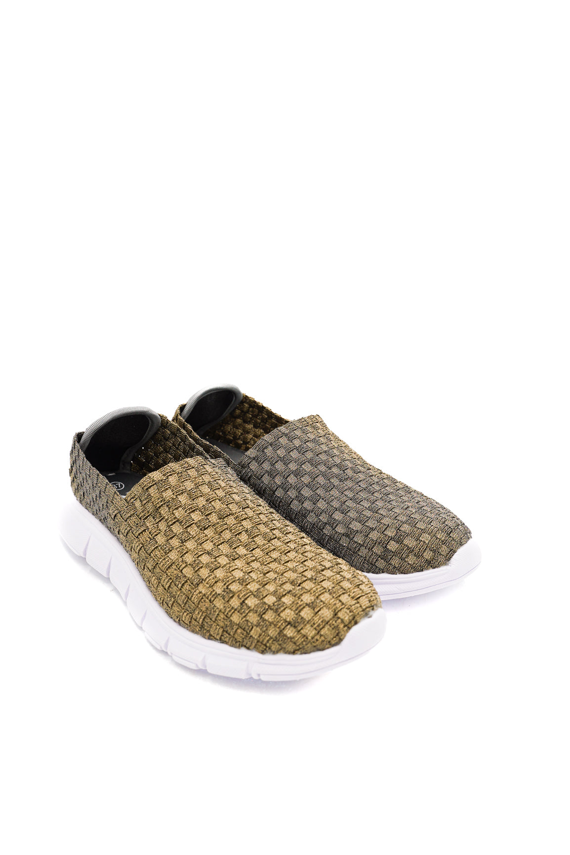 Gaia Shoes 469-2 Sneakers slip-on con tomaia intrecciata