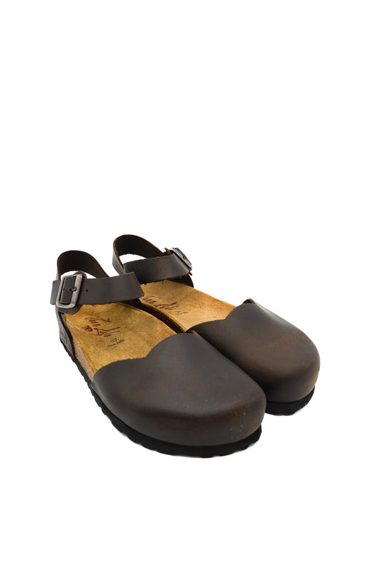 Gaia Shoes 890-015FL Sandali con punta chiusa e cinturino