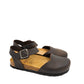 Gaia Shoes 890-015FL Sandali con punta chiusa e cinturino
