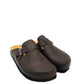 Gaia Shoes 890-009FL Zoccoli sabot donna in pelle ingrassata