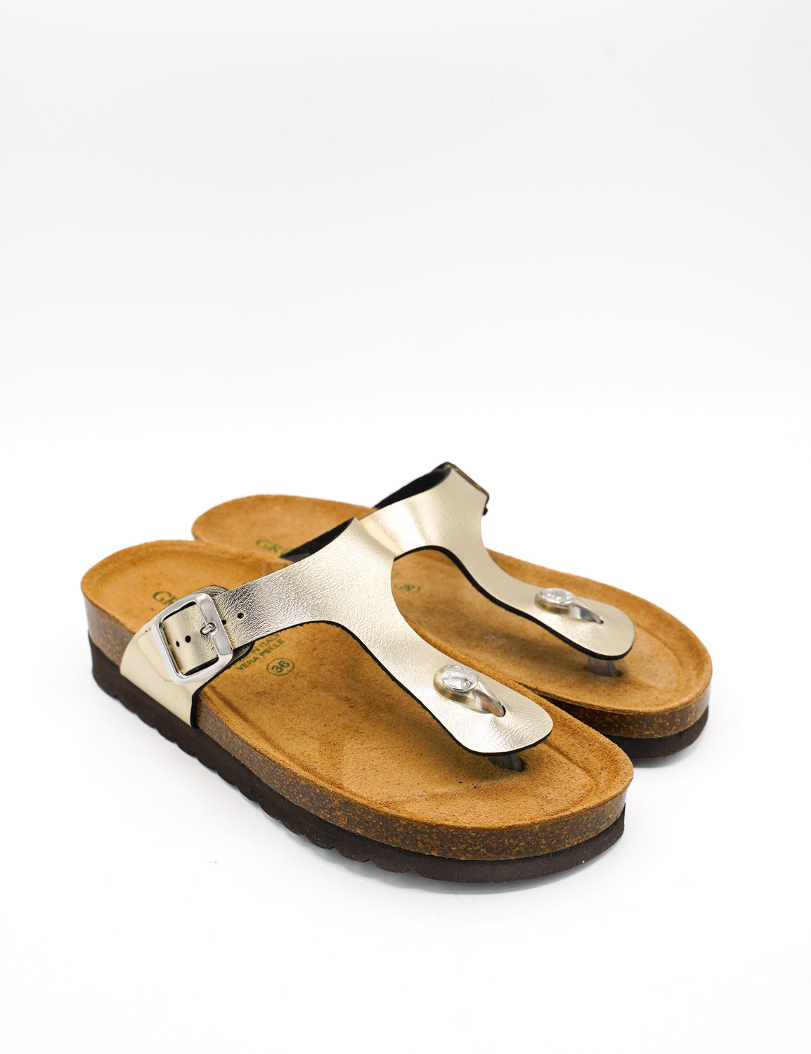 Grunland CB2430 Infradito laminato in sughero naturale Hola
