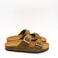 Grunland CB2631 Ciabatta da donna a doppia fascia in camoscio Sara