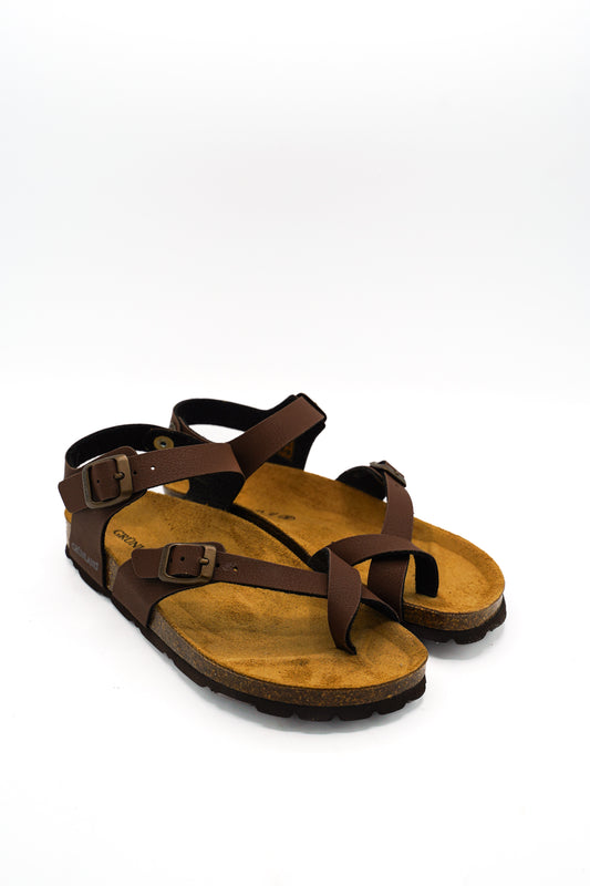 Grunland SB0004 Sandalo infrapollice Sara con tomaia contenente materiali riciclati