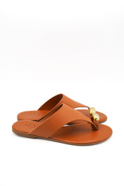 Gaia Shoes 1421516 Sandali infradito con ampia fascia avvolgente