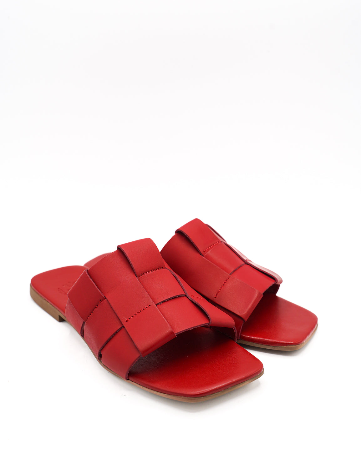 Gaia Shoes 1439201 Ciabattina con fascia a trama intrecciata