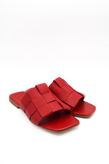Gaia Shoes 1439201 Ciabattina con fascia a trama intrecciata