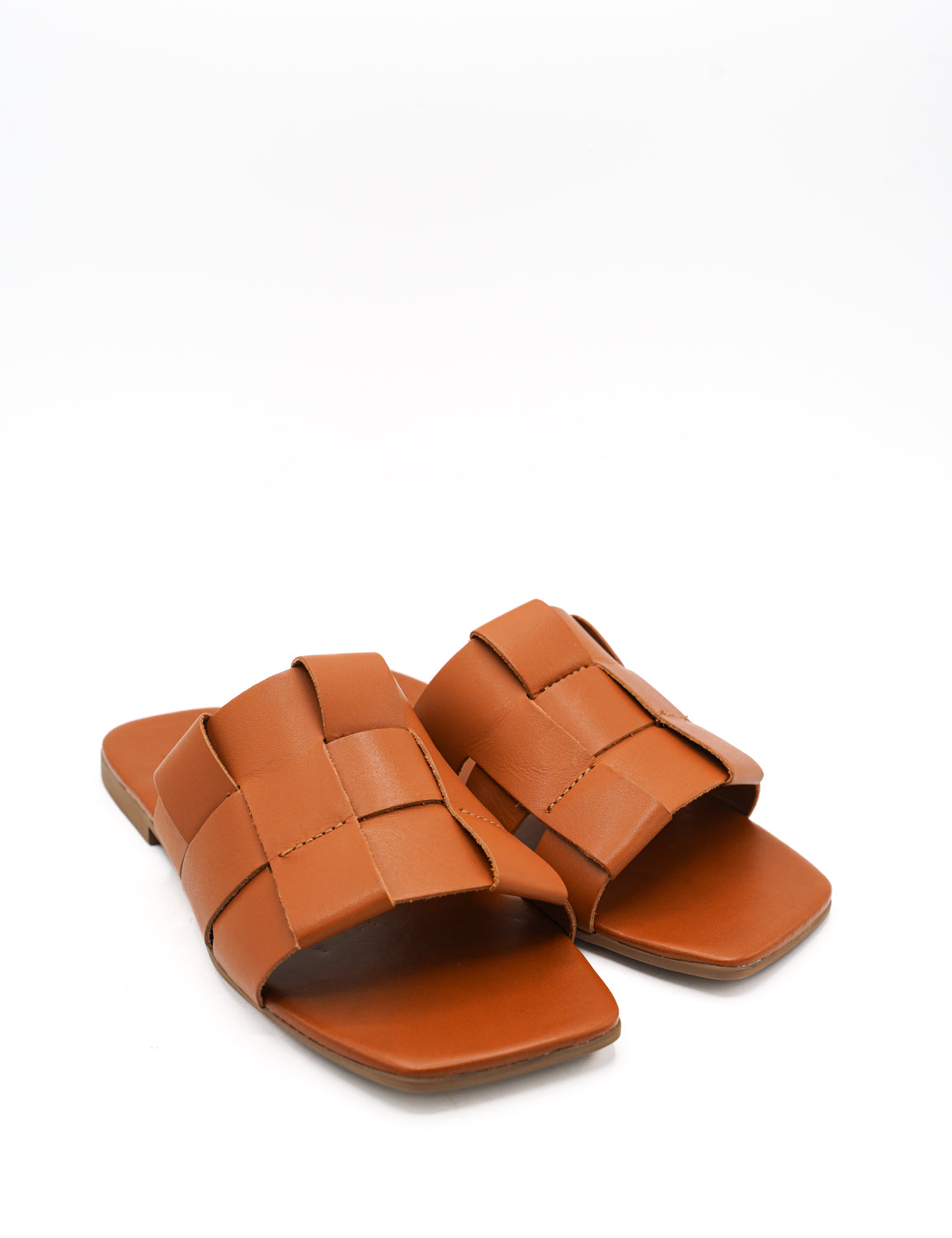 Gaia Shoes 1439201 Ciabattina con fascia a trama intrecciata