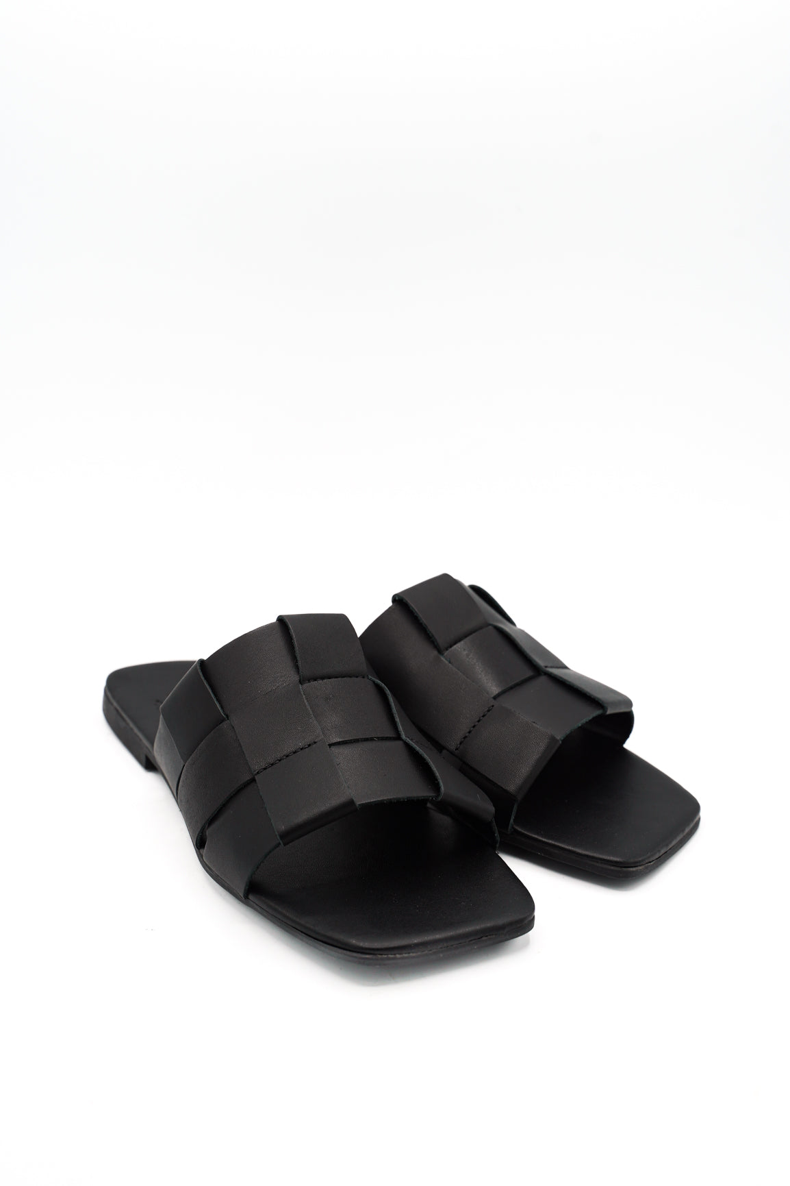 Gaia Shoes 1439201 Ciabattina con fascia a trama intrecciata