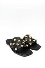 Gaia Shose 1566013 Ciabattina flat con fascia traforata