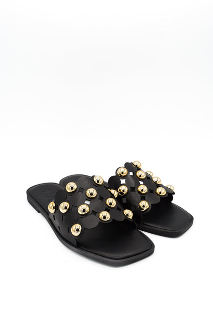 Gaia Shose 1566013 Ciabattina flat con fascia traforata