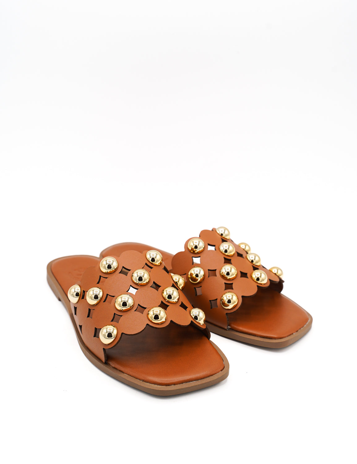 Gaia Shose 1566013 Ciabattina flat con fascia traforata