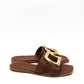Gaia Shoes 1566024 Ciabatte con ampia fascia decorata