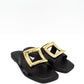 Gaia Shoes 1566024 Ciabatte con ampia fascia decorata