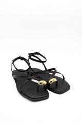 Gaia Shoes 1566026 Sandali piatti con fascette multiple