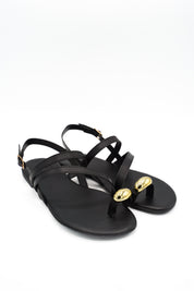 Gaia Shoes 1421517 Sandali flat con cinturini sottili