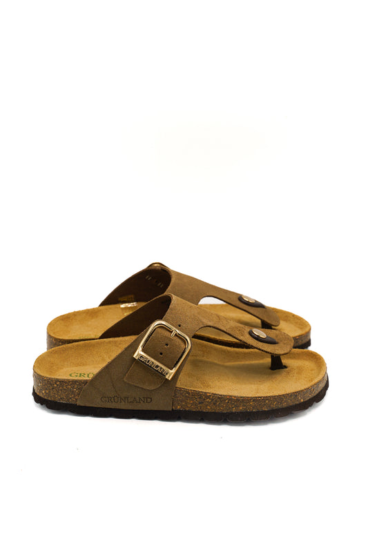 Grunland CC2632 Ciabatta da donna in camoscio Sara