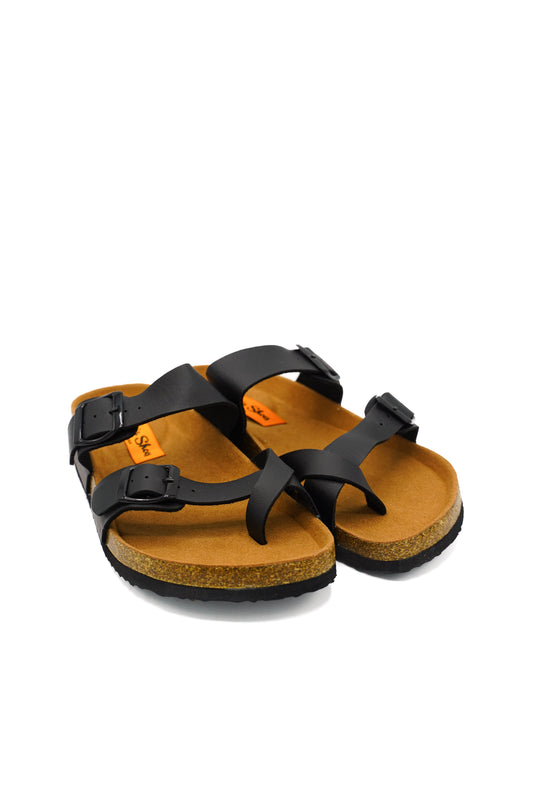 Gaia Shoes Oreste sandali infradito uomo con fibbie regolabili