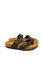 Gaia Shoes Oreste sandali infradito uomo con fibbie regolabili