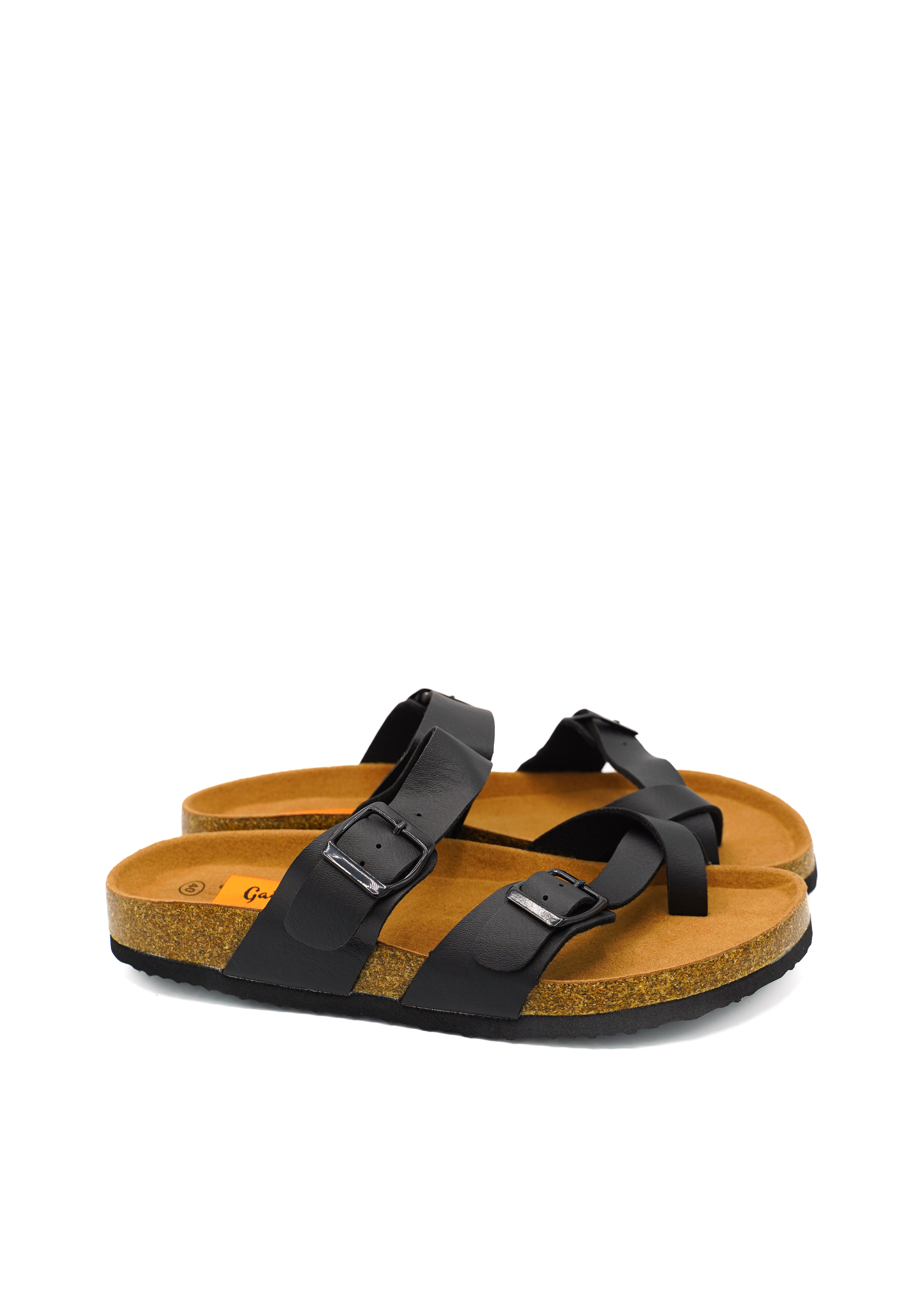 Gaia Shoes Oreste sandali infradito uomo con fibbie regolabili